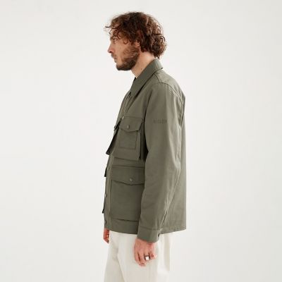 撥水 ワックスコットン ミリタリージャケット | AIGLE/エーグル | 三越