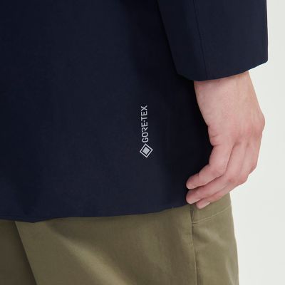 タグ付✨定価80300円✨ エーグル✨ゴアテックスフーデッドレインコート　紺 エーグル AIGLE ゴアテックスフーデッドレインコート （ネイビー