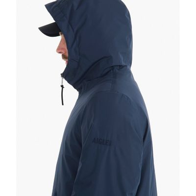 透湿防水　防風　２レイヤー　中綿　インサレーションフーデッドジャケット