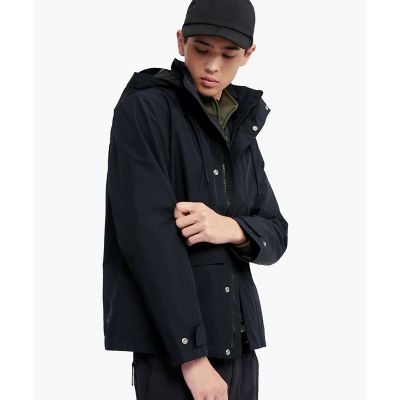 ＧＯＲＥ－ＴＥＸ　透湿防水　防風　２レイヤー　フーデッドジャケット　／　スタンドジャケット