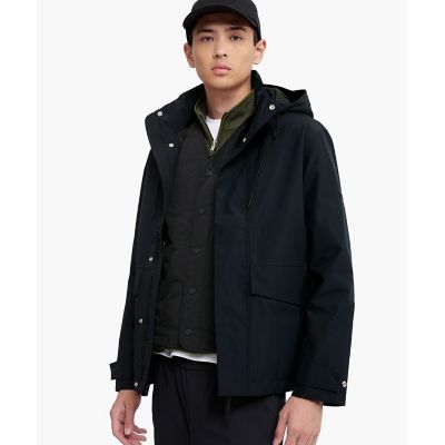 ＧＯＲＥ－ＴＥＸ　透湿防水　防風　２レイヤー　フーデッドジャケット　／　スタンドジャケット