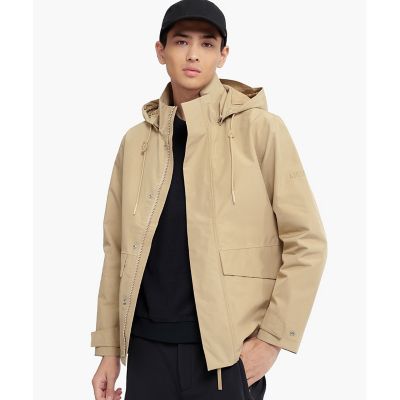 ＧＯＲＥ－ＴＥＸ　透湿防水　防風　２レイヤー　フーデッドジャケット　／　スタンドジャケット