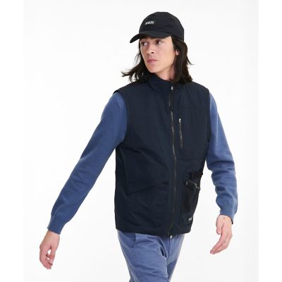 ＜AIGLE＞撥水マルチポケット　ナイロンジレベスト