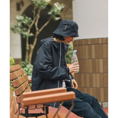 ＭＴＤ　防水　撥水　透湿　ポケッタブル　軽量レインパックフーデッドジャケット