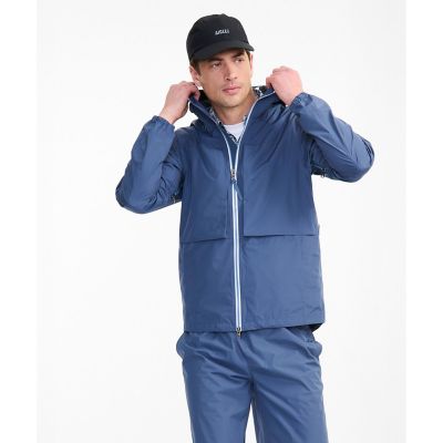 防水　透湿　レインパックプロ　ポケッタブル　２．５レイヤーフーデッドジャケット