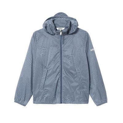 撥水　パッカブル　プリントフーデッドジャケット