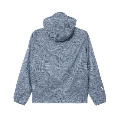 撥水　パッカブル　プリントフーデッドジャケット