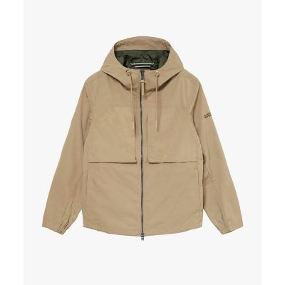 AIGLE/エーグル 撥水 ワンポイントロゴ刺繍 ダブルポケット フーデッドジャケット ベージュ コート・ジャケット【三越伊勢丹/公式】