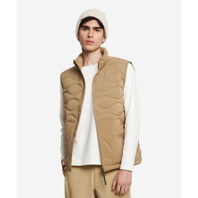 撥水 キルティング ジップアップダウンベスト | AIGLE/エーグル | 三越