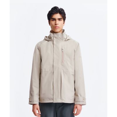 AIGLE/エーグル GORE TEX ゴアテックス 防水 防風 透湿 2レイヤー マウンテンパーカー T-KIT ベージュ コート・ジャケット【三越伊勢丹/公式】