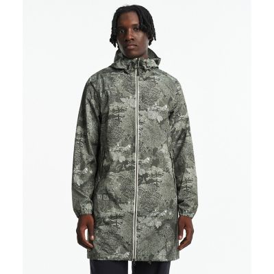 国立自然史博物館】 UVカット 撥水ロングフーデッドジャケット