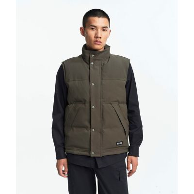 AIGLE/エーグル 撥水 スタンドカラージップ キルティングベスト モスグリーン コート・ジャケット【三越伊勢丹/公式】