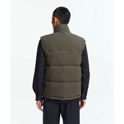 新品　撥水加工 キルティングベスト 撥水 ボリュームスタンドネック キルティングベスト ／ 2WAY