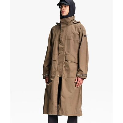 透湿防水 リフレクティブ サイクリング ロングレインコート | AIGLE