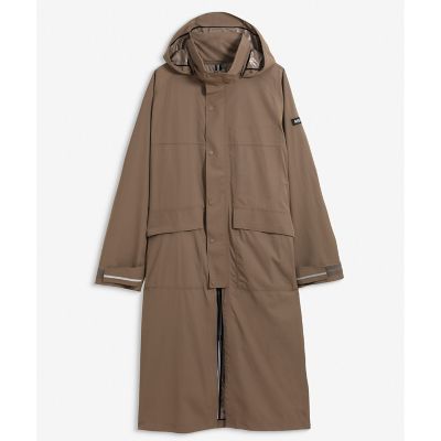 透湿防水 リフレクティブ サイクリング ロングレインコート | AIGLE