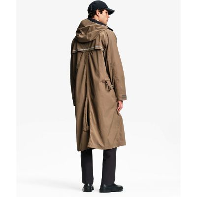 透湿防水 リフレクティブ サイクリング ロングレインコート | AIGLE