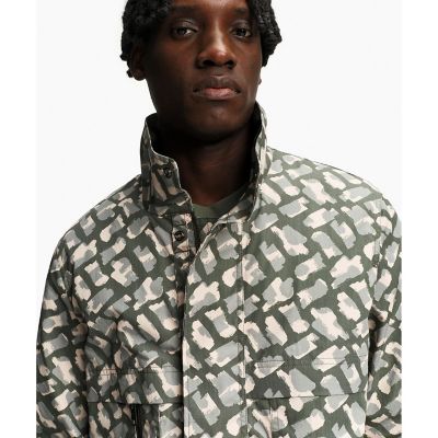デシグアル カモフラージュ柄 ミリタリージャケット 撥水 カモフラージュ テックジャケット | AIGLE/エーグル | 三越伊勢丹