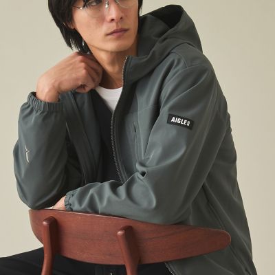  Motorrad ソフトシェルジャケット 美品 防風 撥水 防風 ストレッチ ソフトシェル ジャケット | AIGLE/エーグル