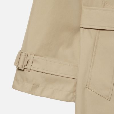 透湿防水　コットンタッチ　ヘリテージステンカラーコート