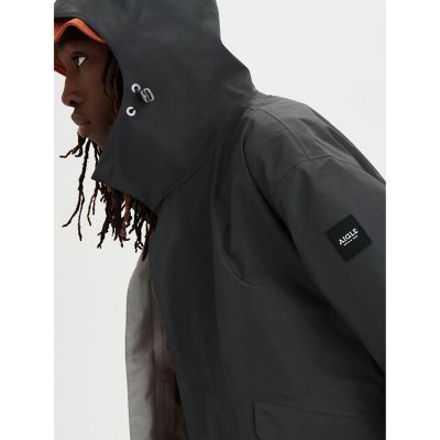 ゴアテックスフーデッドフィッシュテールジャケット