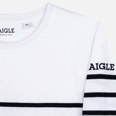 パネル　バスクストライプ　長袖Ｔシャツ