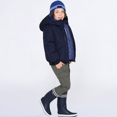 ＜AIGLE＞撥水　パデッドフーデッドジャケット