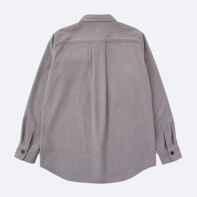 撥水　フェルトタッチ　リラックスアウターシャツ