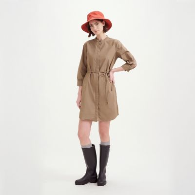 ＜AIGLE＞バンドカラーシャツドレス