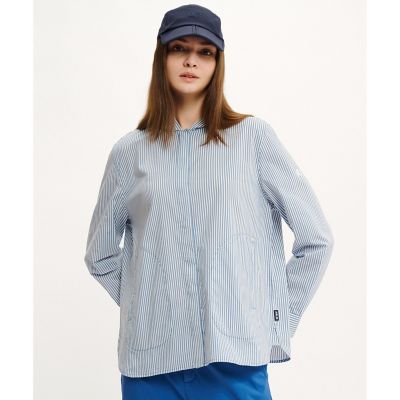 ＜AIGLE＞吸水速乾　フーデッドシャツジャケット