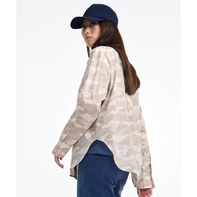 オールオーバーリバティープリントロングスリーブシャツ サイド