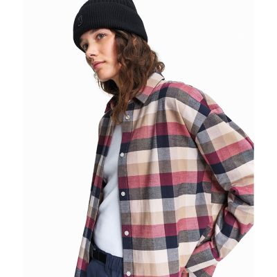 ＜AIGLE＞フランネルチェックシャツ