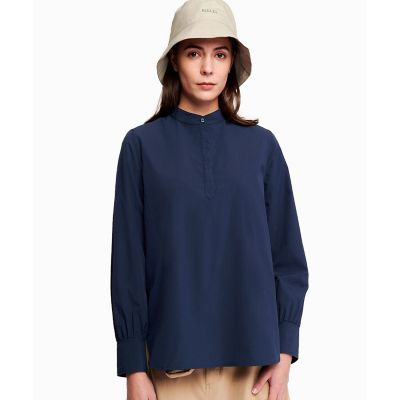 ＜AIGLE＞ＵＶカット　ＳＯＬＯＴＥＸ　ソフトストレッチ　ハーフプラケット　ノーカラーエレガントシャツ