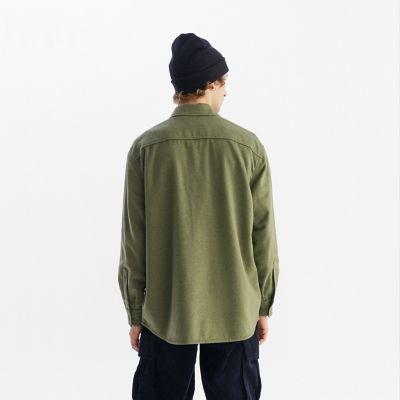オーバーサイズロングスリーブシャツ