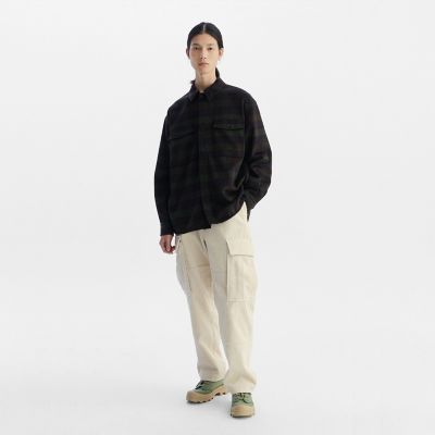 ＜AIGLE＞オーバーサイズチェックロングスリーブシャツ