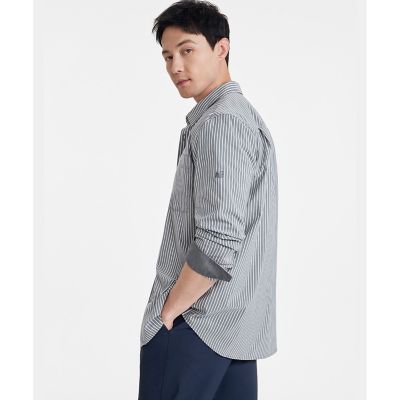 ＣＯＯＬＭＡＸ　吸水速乾　ストライプシャツ