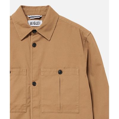 ヘビーウェイトコットンツイルシャツジャケット | AIGLE