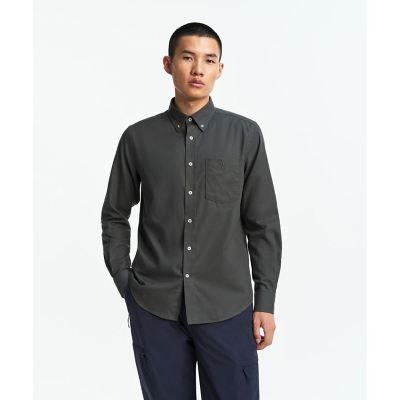 AIGLE/エーグル フランネルボタンダウンシャツ ダークグレー トップス【三越伊勢丹/公式】