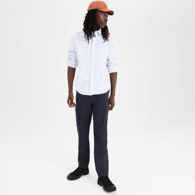 ＡＩＧＬＥ　オックスフォード　長袖シャツ（ＳＴＲＩＰＥ）
