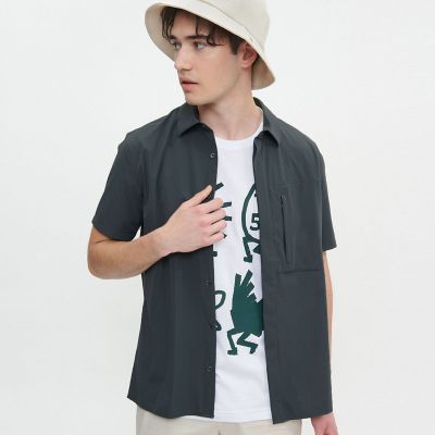 ＜AIGLE＞吸水速乾　ストレッチアクティブ　半袖シャツ