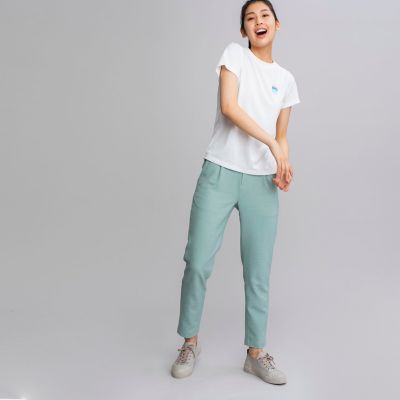 ＜AIGLE＞撥水　ホップサップ　ベルト　テーパードパンツ