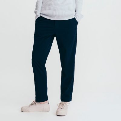 撥水　コーデュロイ　スリムテーパードパンツ