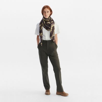 ＜AIGLE＞フランネルストレートレッグパンツ