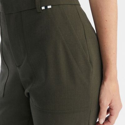 フランネルストレートレッグパンツ