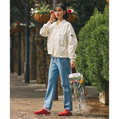 オーガニックコットン　ストレートデニムパンツ