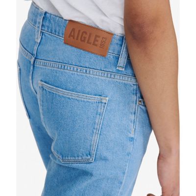 オーガニックコットン　ストレートデニムパンツ