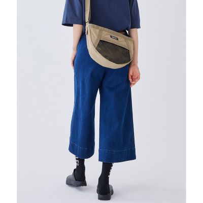 ストレッチ　ワイドデニムパンツ