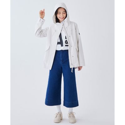 ストレッチ　ワイドデニムパンツ