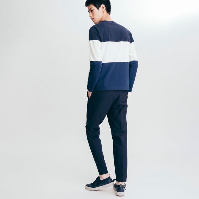 撥水　センターシーム　ストレートパンツ
