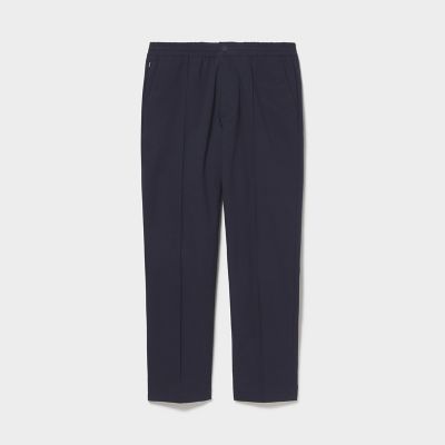 撥水　センターシーム　ストレートパンツ