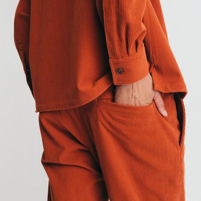 コーデュロイ　ストレートパンツ